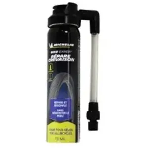 Aérosol répare crevaison vélo - MICHELIN - 75ml - Bleu - Pneus pas cher