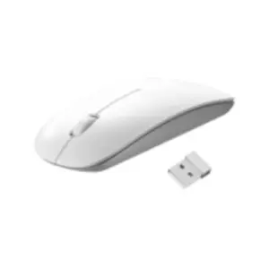 alsatek Souris optique sans fil Ultra-Fine Blanc pas cher