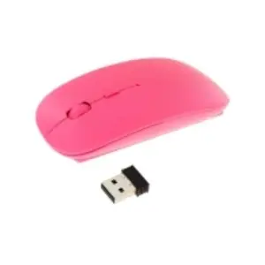 alsatek Souris optique sans fil Ultra-Fine Rose pas cher