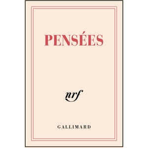 Carnet poche "Pensées" (papeterie)