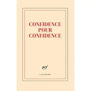 Grand carnet «Confidence pour confidence» (papeterie)