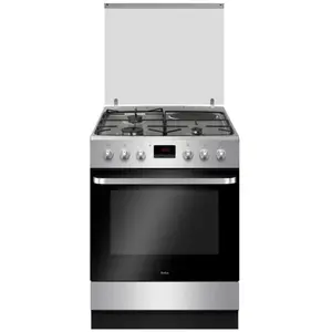 Amica acm7037x1 four et cuisinière electrique combi acier inoxydable a+ pas cher