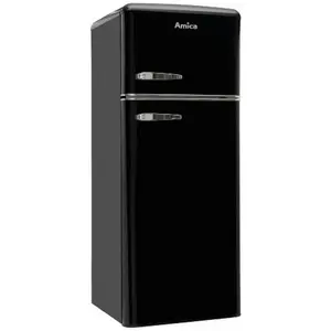 Comparateur de prix : Réfrigérateur 2 Portes Vintage Amica Ar7212n Noir