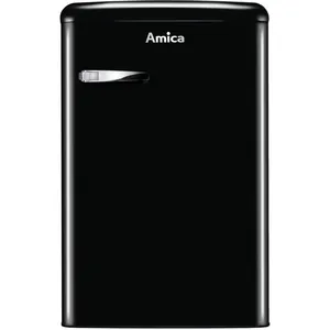 Comparateur de prix : RÉfrigÉrateur Table Top Vintage Amica Ar1112n Noir