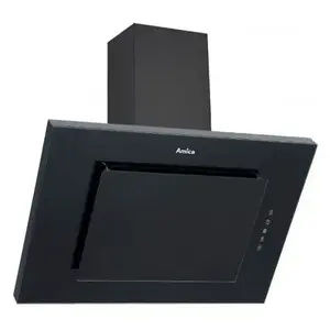 Amica - hotte décorative inclinée 90cm 574m3h noir ah4429 - AH4429 pas cher