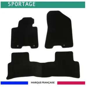 KIA Tapis de voiture - Sur Mesure pour SPORTAGE (2015 - 2020) - 3 pièces - Tapis de sol antidérapant pour automobileVendu parcdiscount