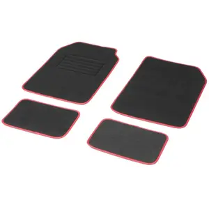 Comparateur de prix : DBS Tapis (4 pièces) De Voiture Moquette Universels Aston Rouge