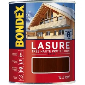 BONDEX - Lasure Bondex satinée protection 8 ans 1L - Couleur:Chêne moy...Vendu parcdiscount
