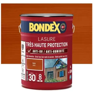 Comparateur de prix : BONDEX Lasure lasure ind 30 / 8 ans 5l
