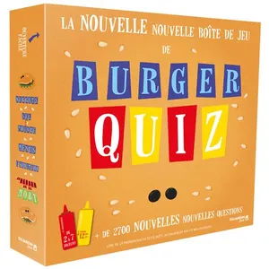 Comparateur de prix : Dujardin Burger Quiz : La Nouvelle Version du Jeu de Société Incontournable - Neuf