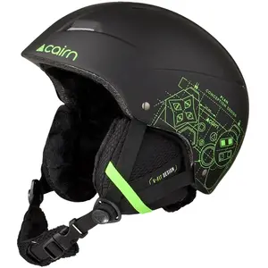 Cairn - Casque de ski - Andromed J Mat Black Play - Taille Enfant 48-50 cm - Noir pas cher