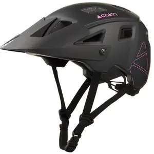 Cairn Lava - Casque vélo urbain homme Mat Black Neon Pink M (55 - 58 cm) pas cher