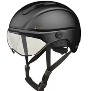 Comparateur de prix : Cairn Fuse Visor - Casque vélo urbain homme Mat Metallic Black L (58 - 62 cm)