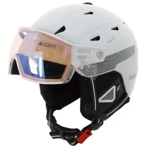 Cairn Shuffle S-Visor Evolight Nxt® - Casque ski White 59-61 cm pas cher