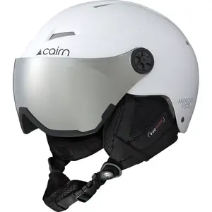Casque de ski à visière CAIRN Android Visor J (Mat White) Enfant pas cher