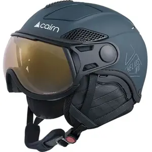 Cairn Helios Leather Evolight NXT - Casque ski avec visière Pine 55-57 cm pas cher