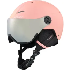 Cairn - Casque de ski - Android Visor J Mat Pastel Coral  - Taille Enfant 48-50 cm - Rose pas cher