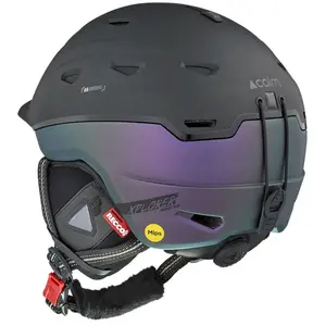 Cairn Xplorer Rescue Mips® - Casque ski Mat Black / Cameleon 54-56 cm pas cher