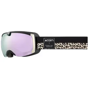 Cairn - Masque de ski/snowboard - Pearl SPX3 Mat Black Leopard - Noir pas cher