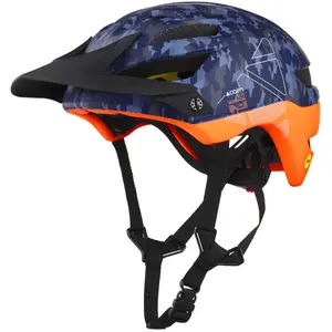 Casque vtt cairn rift mips bleu orange pas cher