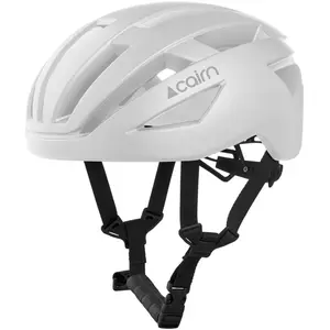 Casque route cairn atom blanc mat pas cher