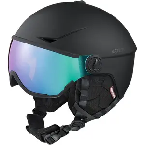 Casque de ski CAIRN RISE VISOR PURE (MAT BLACK CAMELEON) pas cher