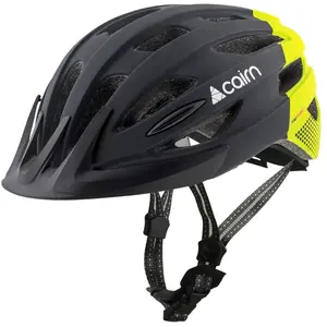 Cairn Fusion Led - Casque vélo urbain homme Mat Black Neon Yellow S (5... pas cher