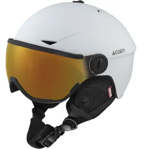 Cairn - Rise - Casque ski Mat White - 58 - 61 cm pas cher