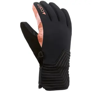 Cairn - Elena Pure Fit - Gants ski Black Peach - 7 pas cher