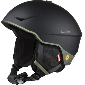 Cairn - Rise MIPS - Casque ski Mat Black Khaki - 56 - 57 cm pas cher