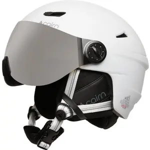 Cairn - Casque de ski - Electron Visor Blanc Mat - Taille 61-62 cm pas cher