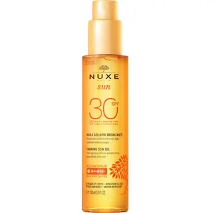 Comparateur de prix : Nuxe Sun Huile Bronzante SPF30 Visage & Corps 150ml