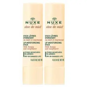 Nuxe Rêve de Miel Stick Lèvres 4g Lot de 2
