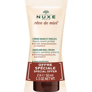 NUXE - Reve De Miel® Duo Crèmes mains et ongles Crème mains 100 ml unisex pas cher