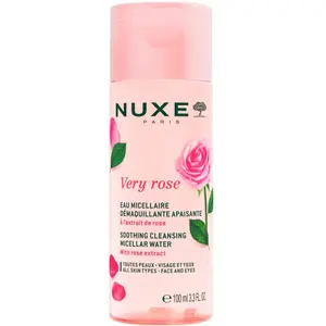 Comparateur de prix : Nuxe Very Rose Eau micellaire apaisante 3-en-1 visage et yeux 100ml