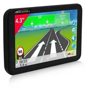 Takara - gps Navigateur gps portable Noir écran 4.3 carte Europe à vie pas cher