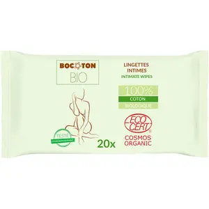 Lingettes intimes bio - BOCOTON BIO pas cher