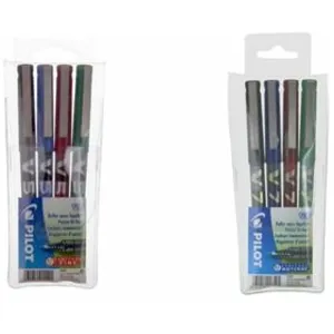 PILOT Stylo roller Hi-Tecpoint V7, étui de 4, assorti pas cher