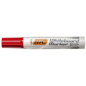 Comparateur de prix : Bic - Marqueur Tableau Velleda 1711 Pointe Ogive Rouge