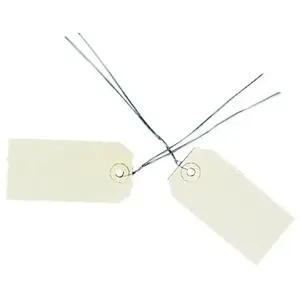 Comparateur de prix : Avery Étiquettes à oeillets avec fil de fer 100 x 51 mm - Boîte de 1000