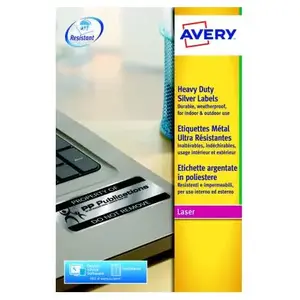 Comparateur de prix : Avery - Etiquettes ultra résistantes 63,5 x 33,9 mm L4773-20 - blanches - Pochette de 480