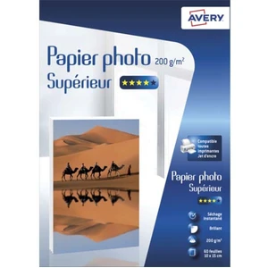 Comparateur de prix : Papier Photo AVERY - Brillant - 60 Photos 10x15 - Compatible Jet d'encre