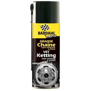Comparateur de prix : Bardahl - Graisse chaîne pour moto, 400ml