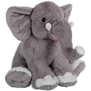 Peluche - Gipsy Toys - Eléphant Assis - 50cm Gris pas cher