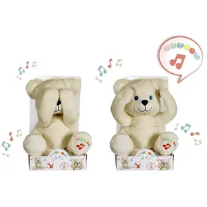 Gipsy Toys - Ourson Coucou Tout Doux - Peluche À Fonction - 25 Cm