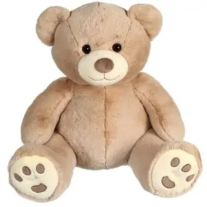 Peluche Ours Patachon Gipsy Toys - 80 Cm - Taupe Marron pas cher