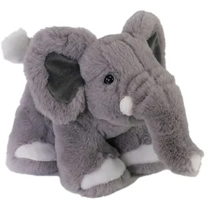 Peluche - Gipsy Toys - Éléphant Debout - Gris - L18 X L25 X H24 Blanc pas cher