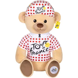 Gipsy Peluche - Peluche Officielle Ours Tour De France maillot Et Casq... pas cher
