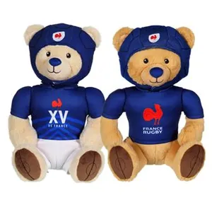 Peluche Gipsy FFR Ours 24 cm pas cher
