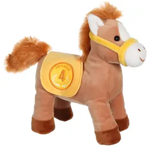 Gipsy Peluche - Race Poneez Sonore 22cm Jaune pas cher